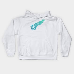 Go with the waves with creative dolphin design Gift Kids Hoodie